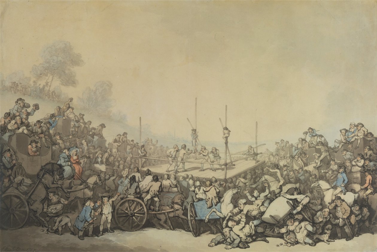 Premiekampen av Thomas Rowlandson