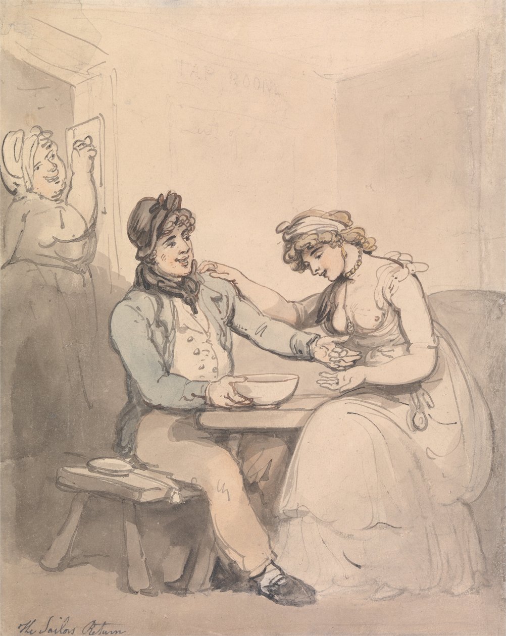 Sjømennene vender tilbake av Thomas Rowlandson