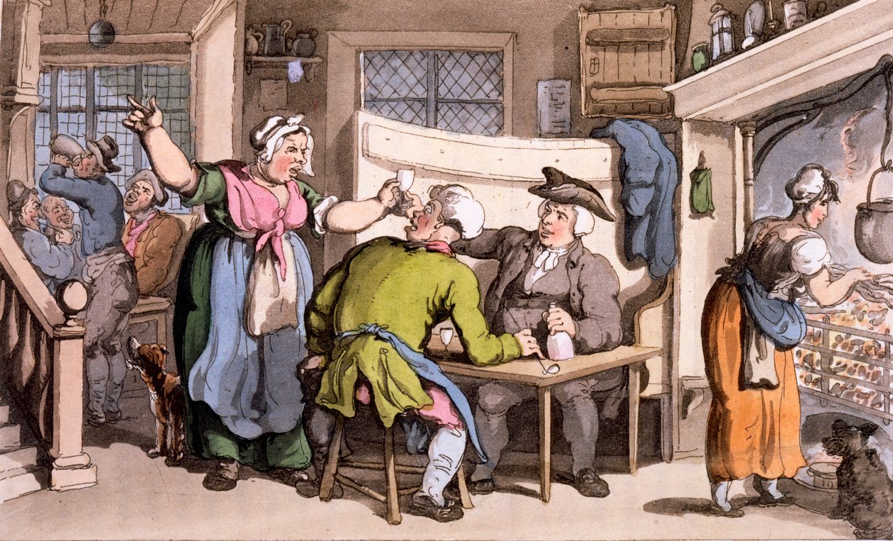 The Scold, med nyheter om Olivia av Thomas Rowlandson
