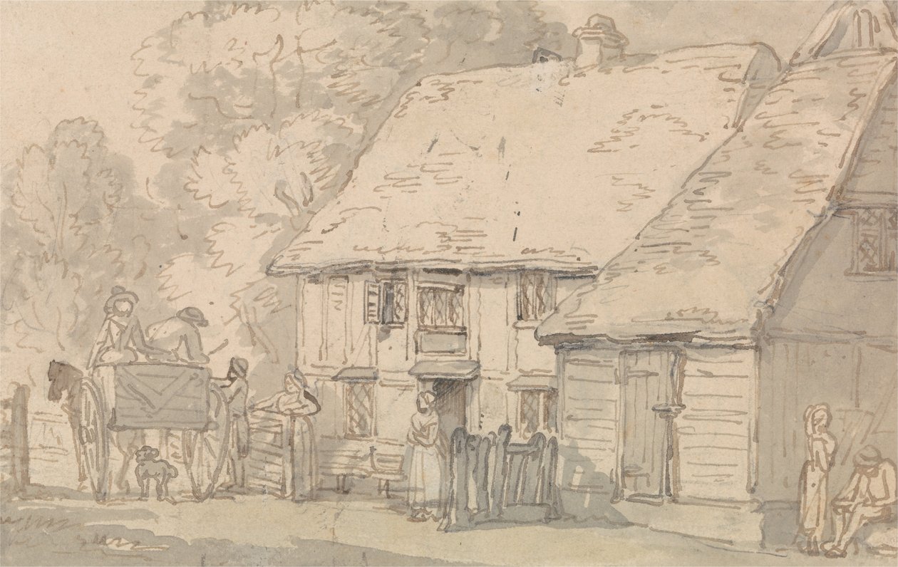 Tollporten av Thomas Rowlandson