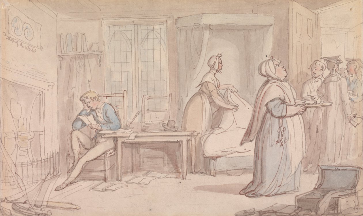 Studenterommet av Thomas Rowlandson