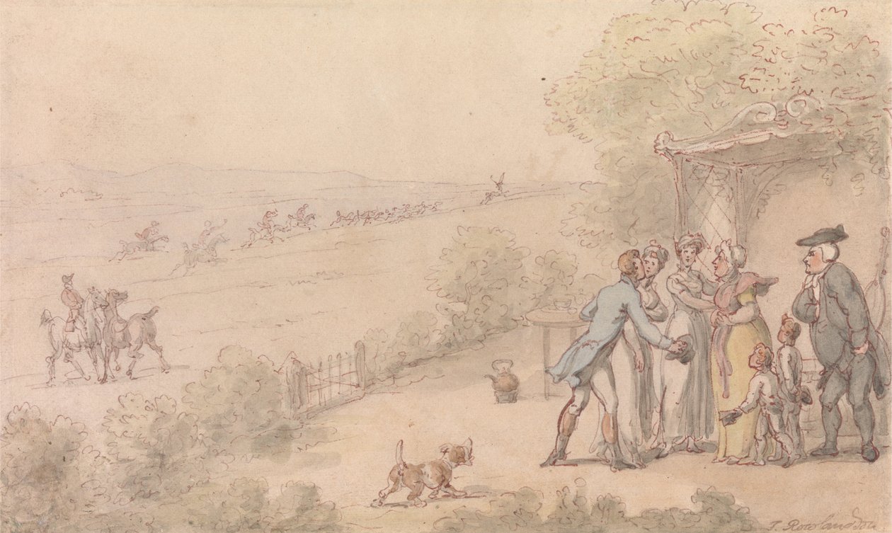Vikar of Wakefield- The Esquires Intrusion av Thomas Rowlandson