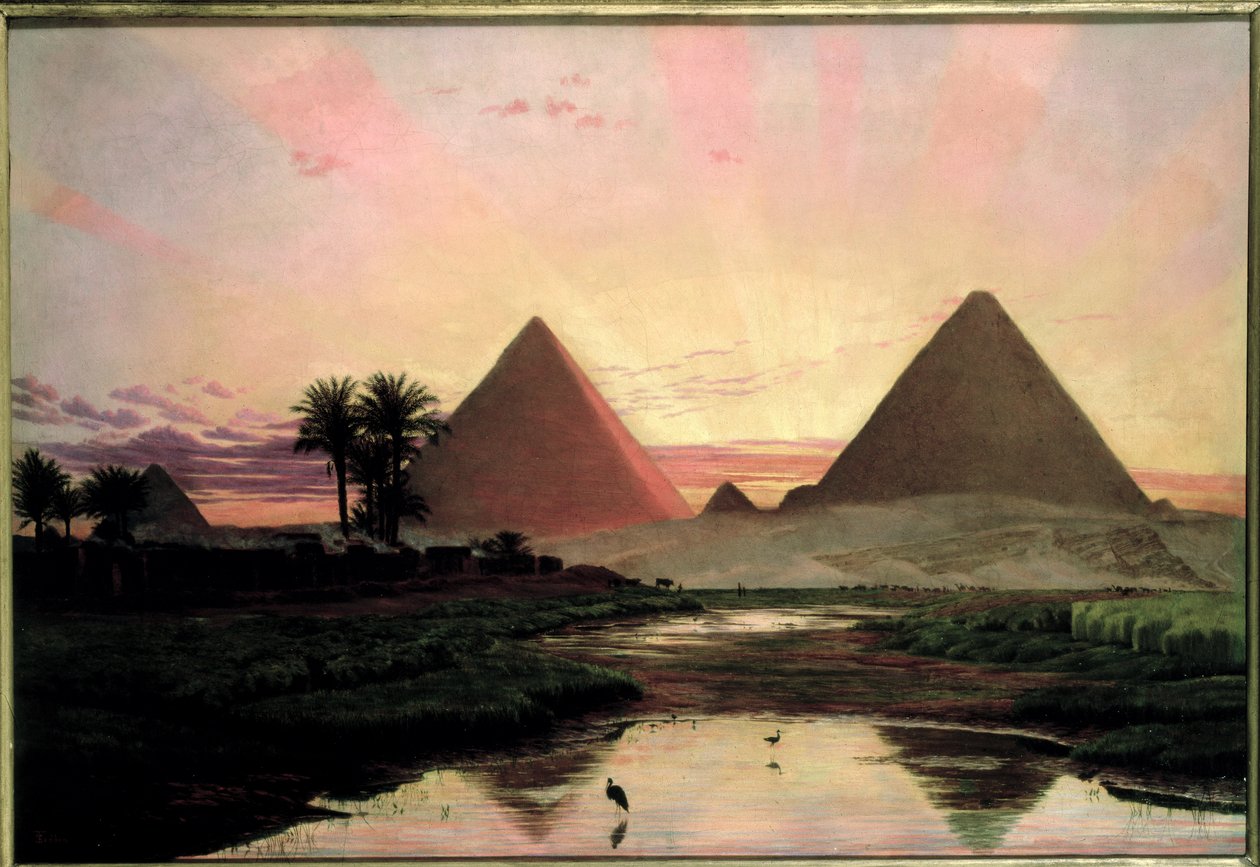 Pyramidene i Giza av Thomas Seddon