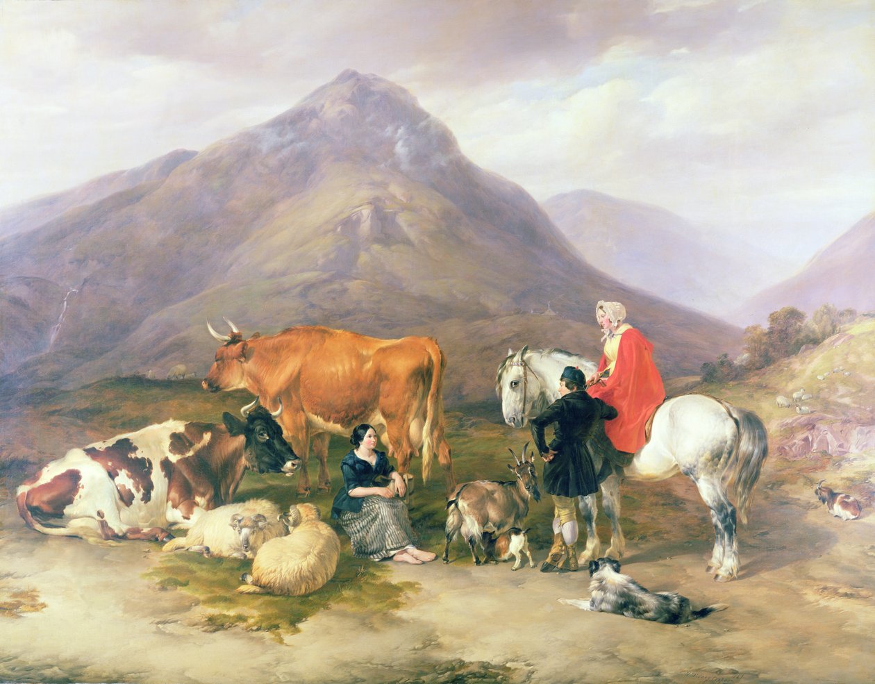 Blant fjellene i Cumberland av Thomas Sidney Cooper