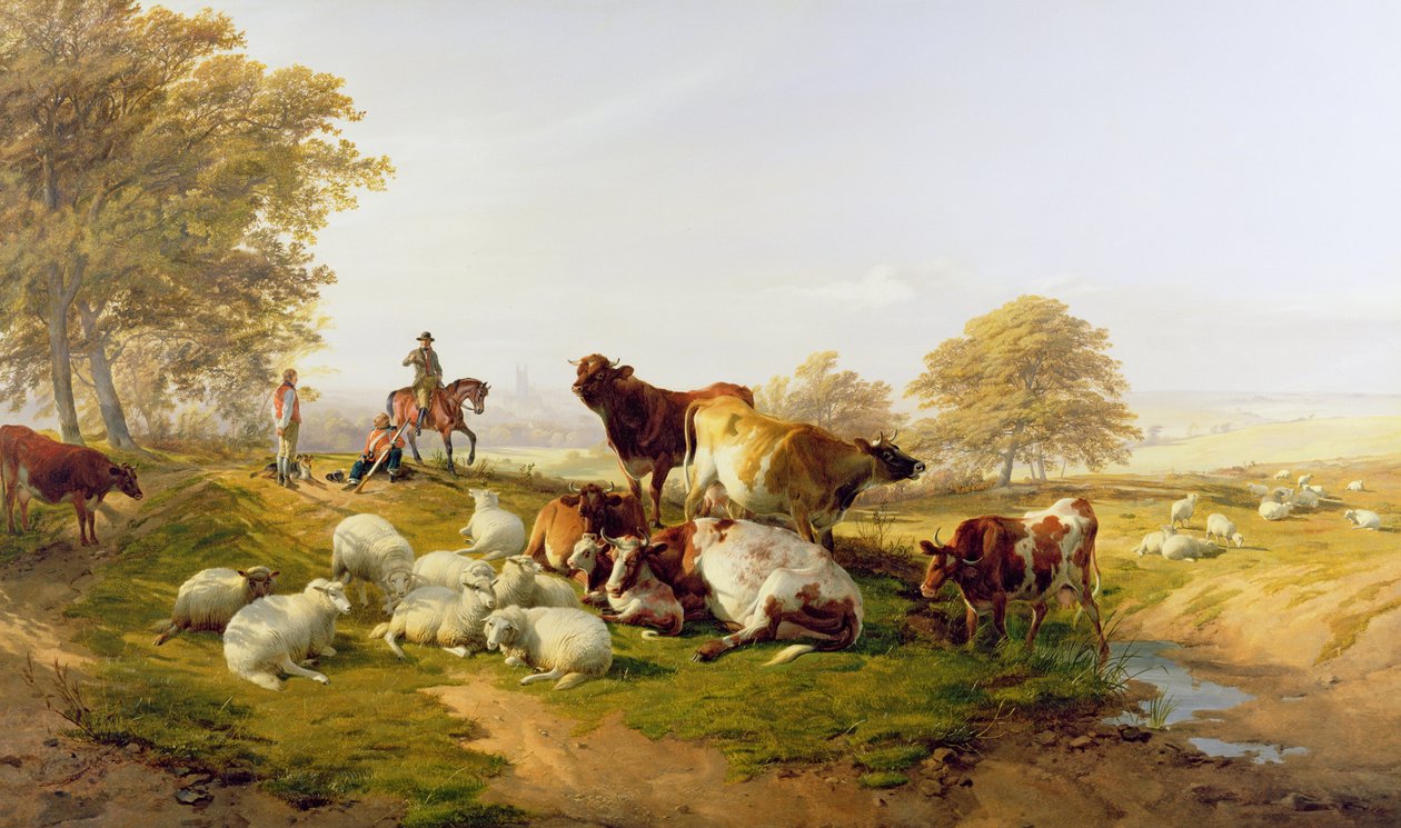 En kveldsro av Thomas Sidney Cooper
