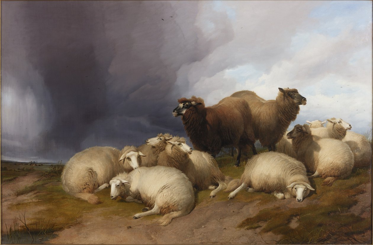 Stormen som nærmer seg av Thomas Sidney Cooper