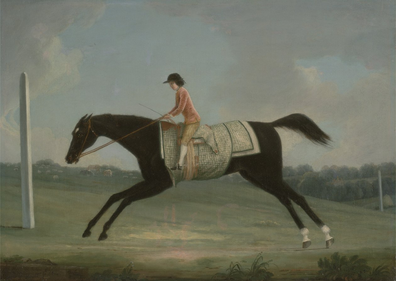 Borlase Cokayne som en gutt på Sultana, 1751 av Thomas Smith of Derby