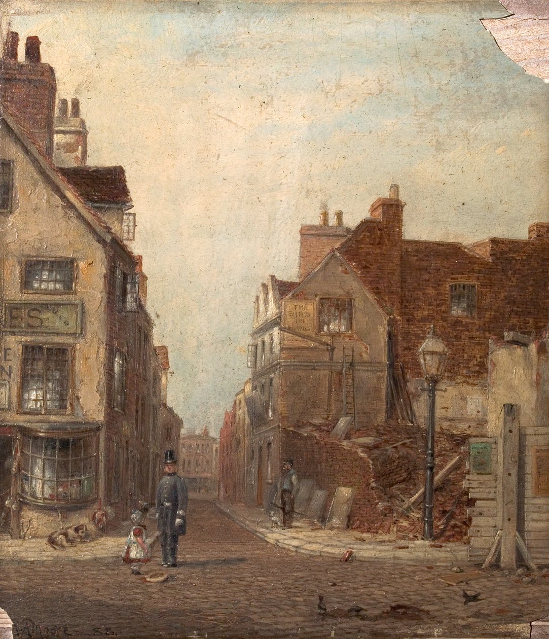 Sheep Lane, Nottingham, ca. 1885 av Thomas Sturge Moore