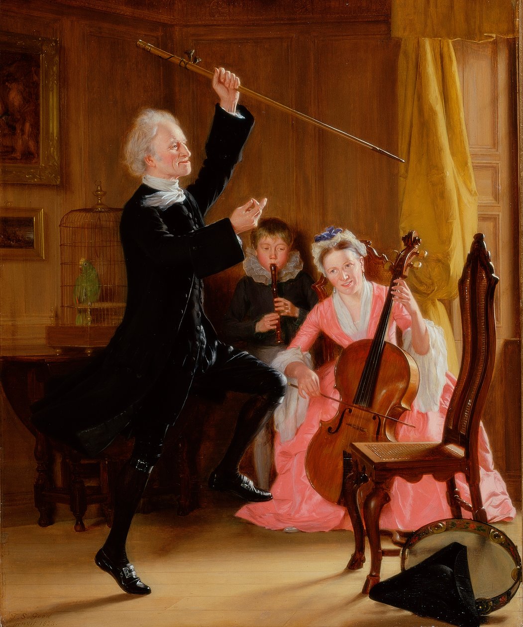 Musikkens kraft, 1823 av Thomas Sword Good