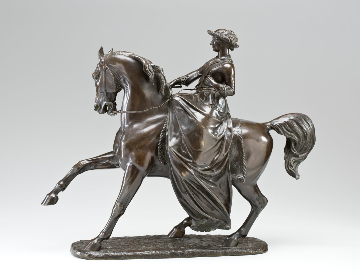 Rytterstatue av dronning Victoria, 1853 (bronse) av Thomas Thornycroft