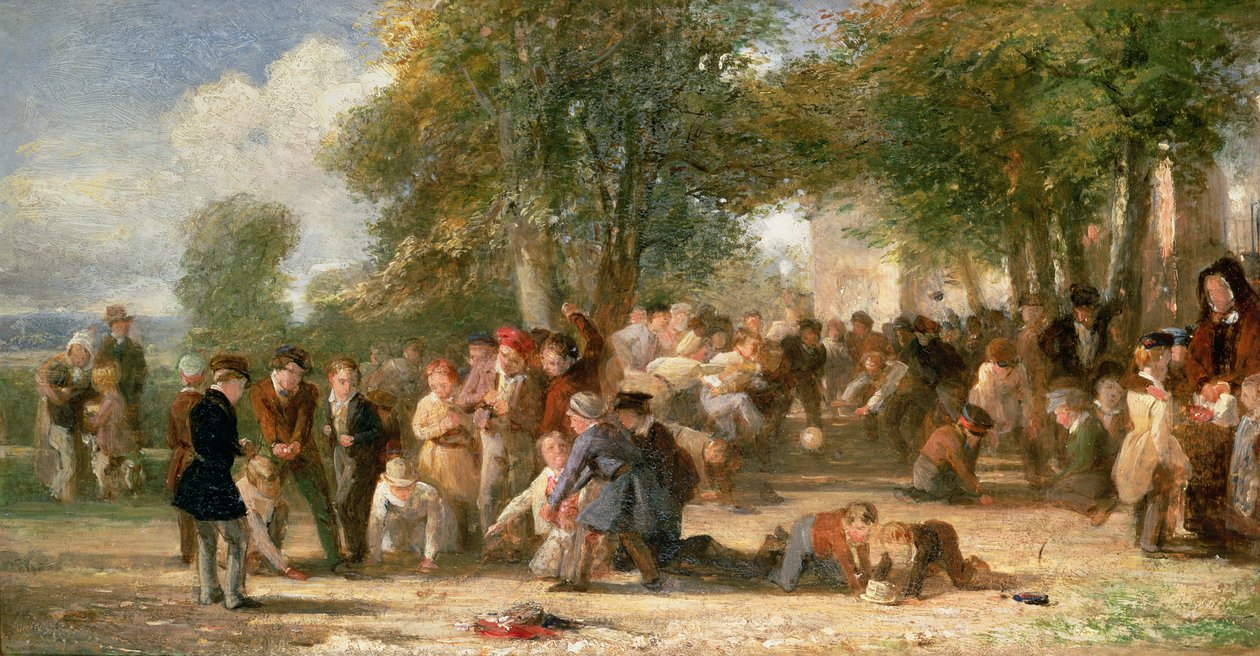 En skolelekeplass av Thomas Webster