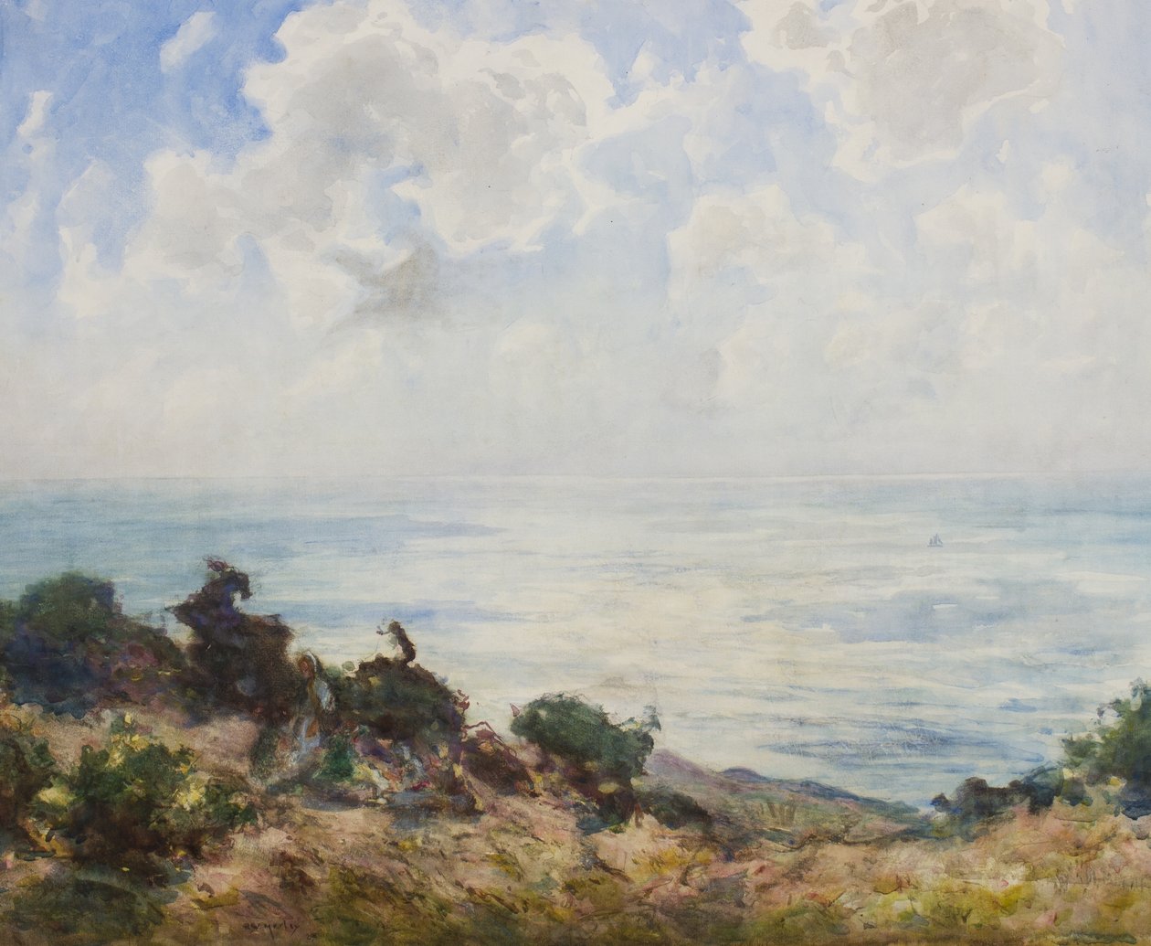 East Hill, Hastings - tidlig morgen av Thomas William Morley