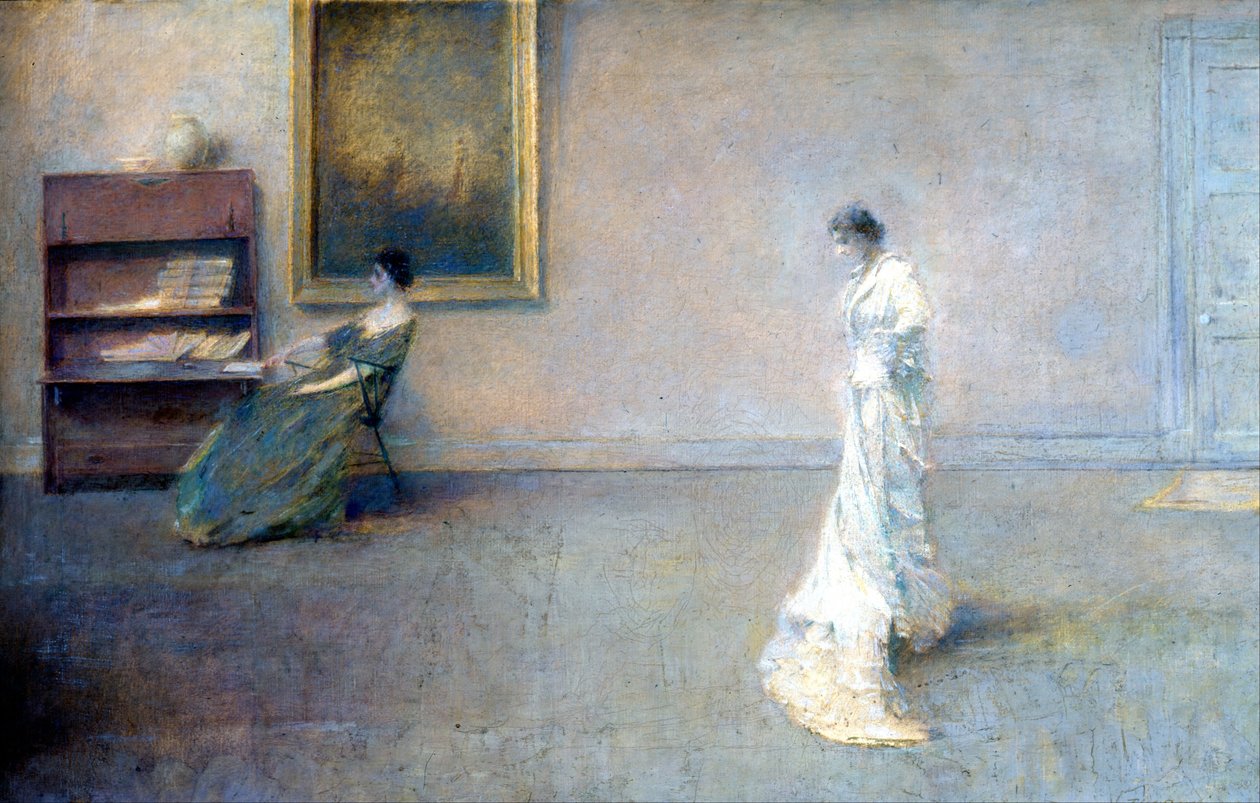 Den hvite kjolen av Thomas Wilmer Dewing