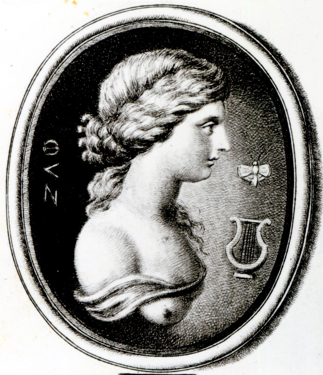 Portrett av Sappho av Thomas Worlidge