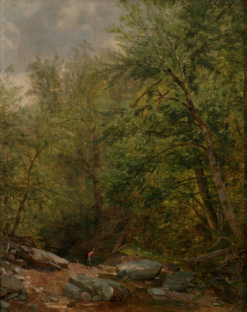 Studie fra naturen, 1863 av Thomas Worthington Whittredge