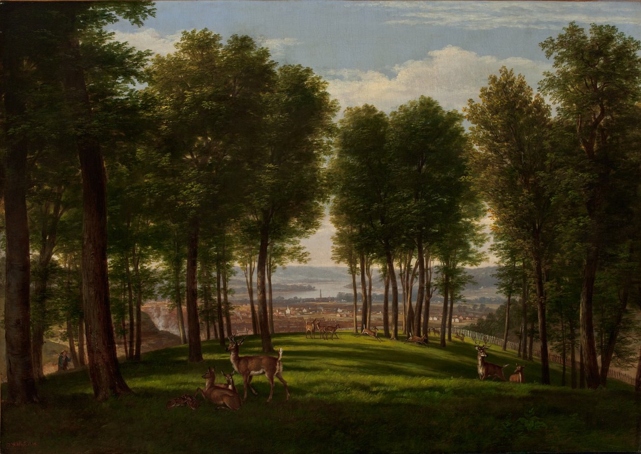 Utsikt over Cincinnati, Ohio av Thomas Worthington Whittredge