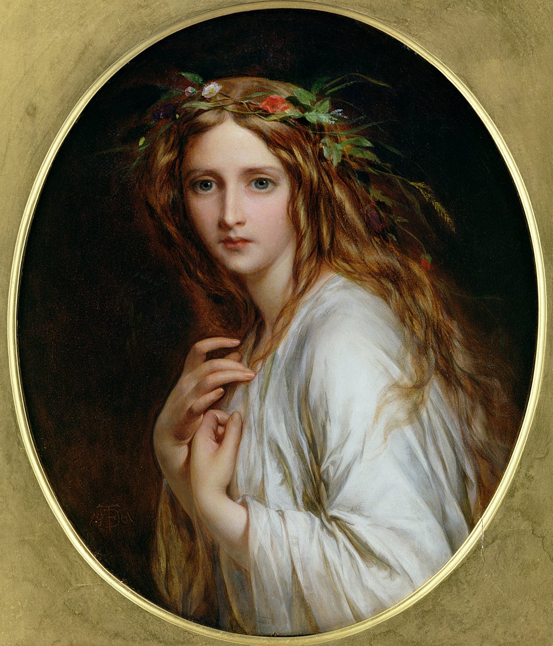 Ophelia, 1861 av Thomas Francis Dicksee