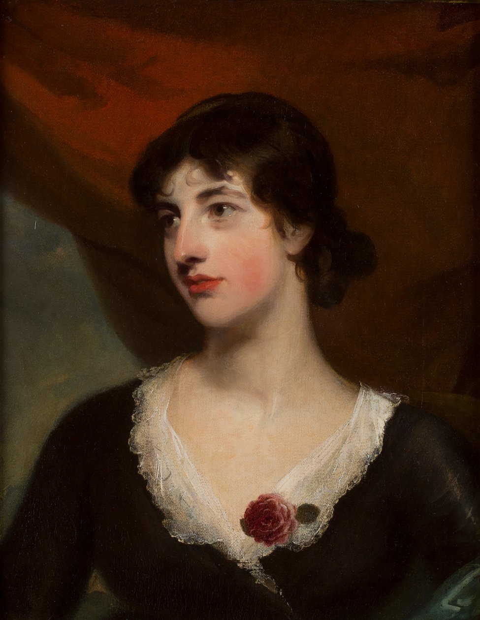 Sangeren Mary Ann Paton (1802-1864), senere kjent som Mrs Wood (olje på lerret) av Thomas and studio Lawrence