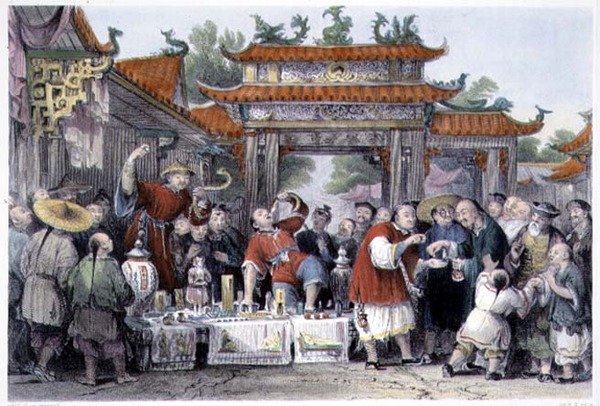 En omreisende lege ved Tien-Sing, fra 