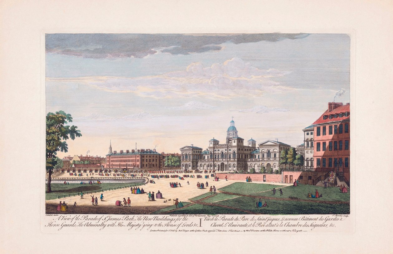 Parade of St, James Park, London av Thomas (after) Bowles