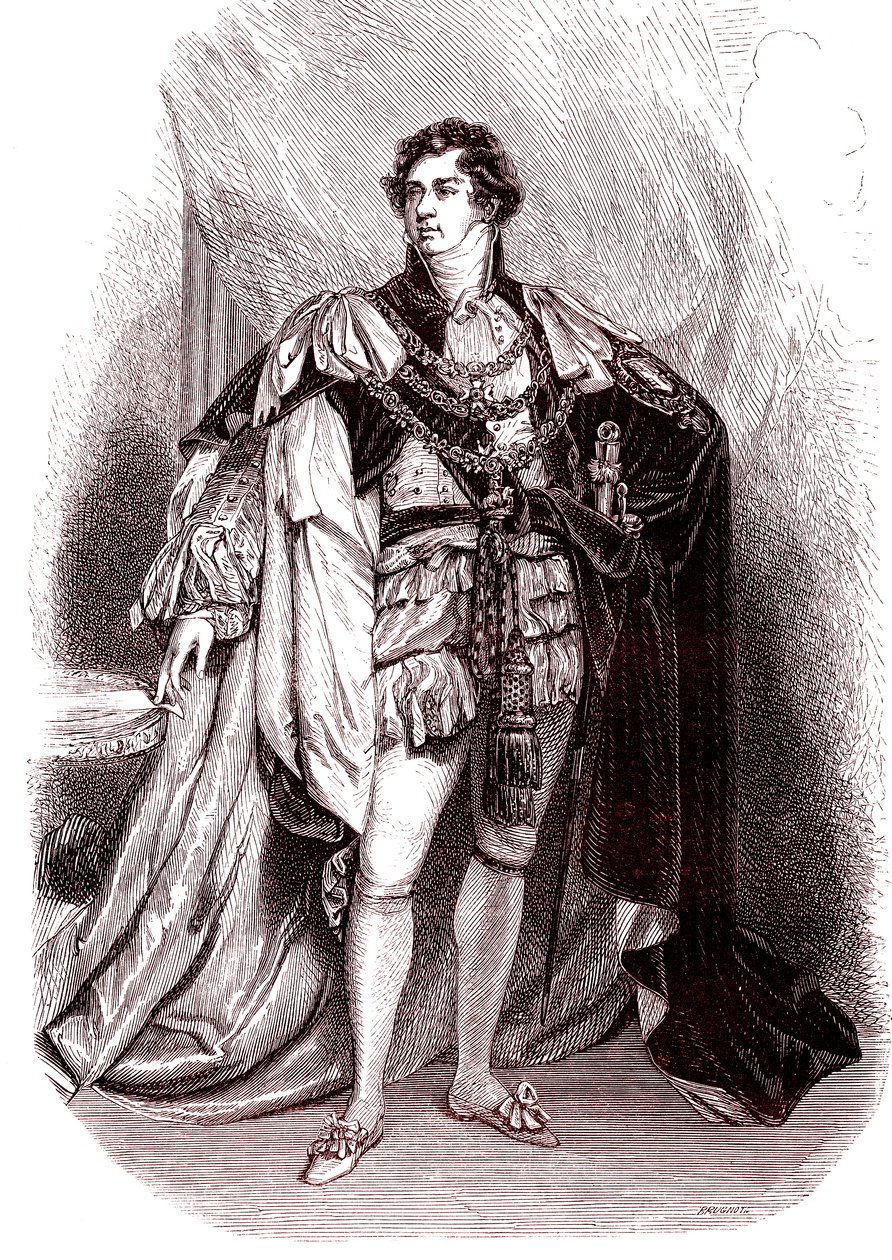 Georg IV, konge av England av Thomas (after) Lawrence