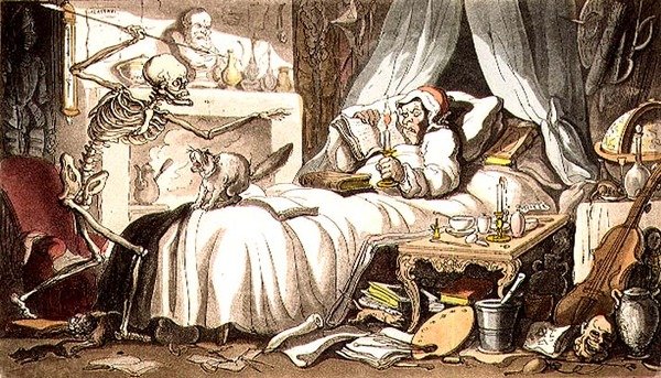 "Fungus, til slutt, prøver å få / Death