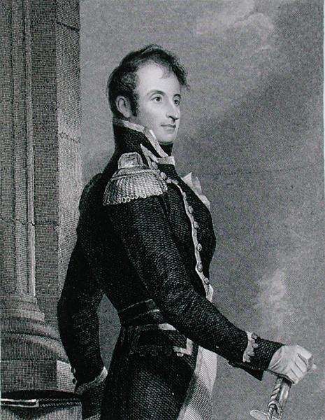 Stephen Decatur (1779-1820), gravert av Asher Brown Durand (1796-1886) etter en kopi av originalen av James Herring (1794-1867) (gravering) av Thomas (after) Sully