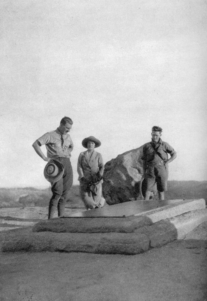 Grav til Cecil Rhodes, britisk forretningsmann og politiker i Afrika, Sør-Rhodesia, 1924 1927 av Thomas A. Glover