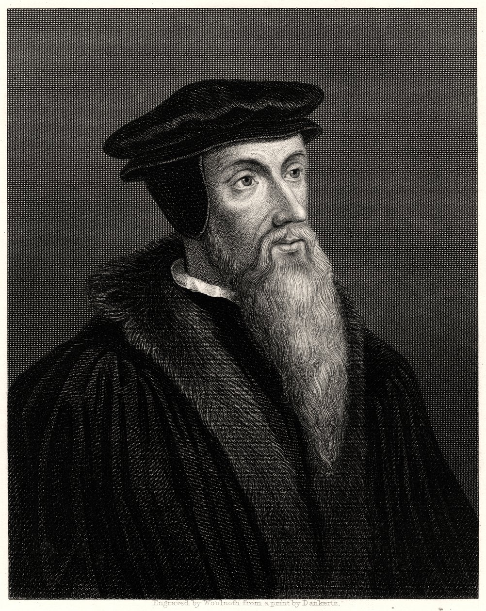 Calvin, 1800-tallet av Thomas A. Woolnoth