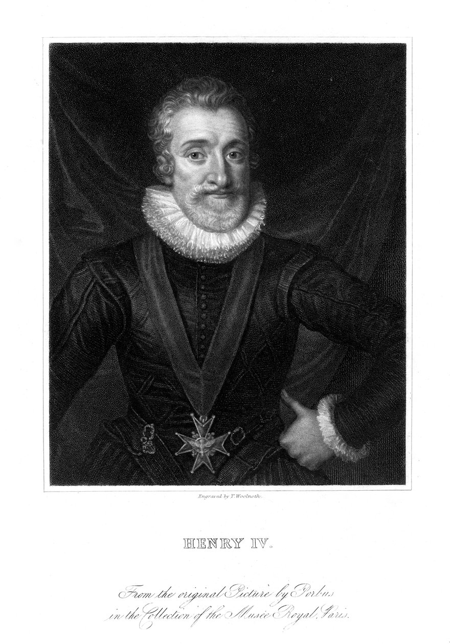 Henry IV, konge av Frankrike, 1800-tallet. av Thomas A. Woolnoth
