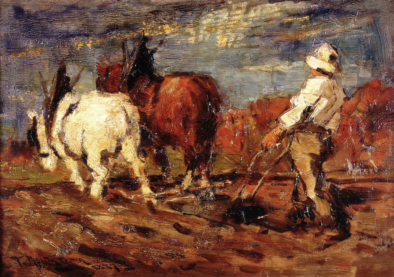 Pløying av Thomas Austen Brown