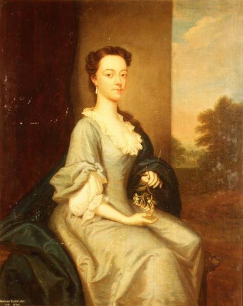 Portrett av Hannah Suckling av Thomas Bardwell
