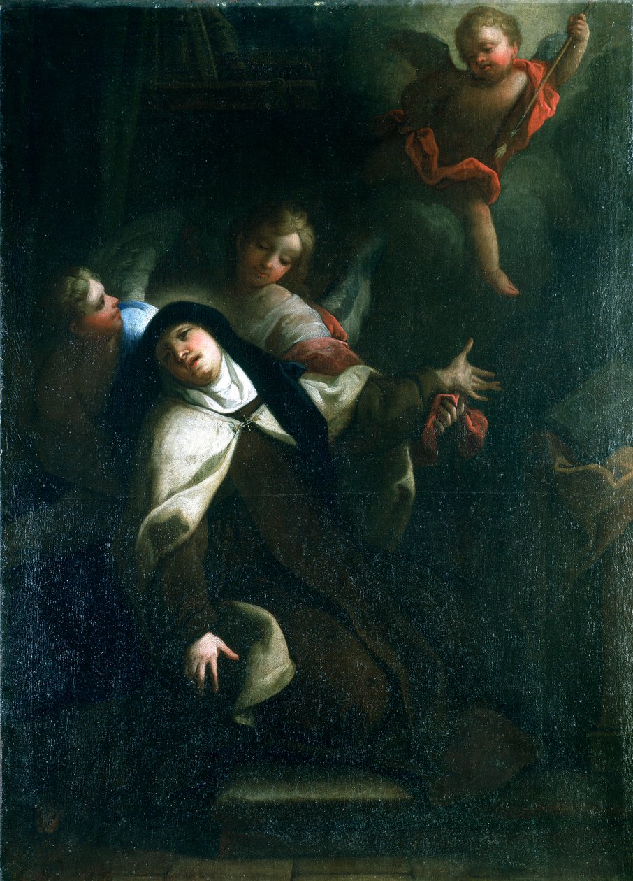 Den hellige Theresia av Avila, c1634-1689 av Thomas Blanchet