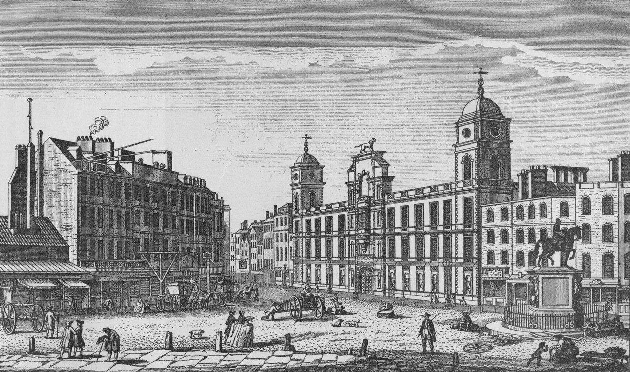 Northumberland House, Charing Cross, Westminster, c1753 1911. av Thomas Bowles