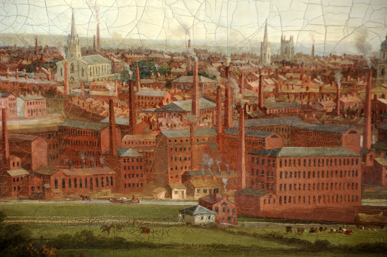 Utsikt over Leeds av Thomas Burras