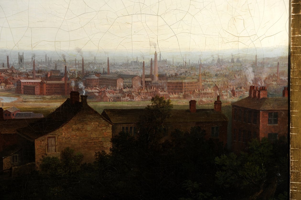 Utsikt over Leeds av Thomas Burras