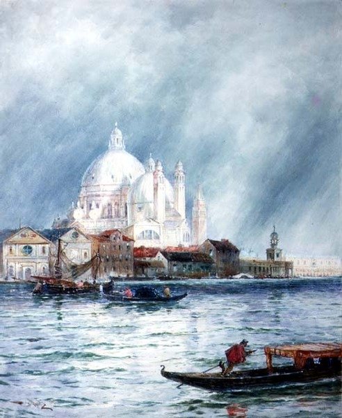 På lagunene, Venezia av Thomas Bush Hardy