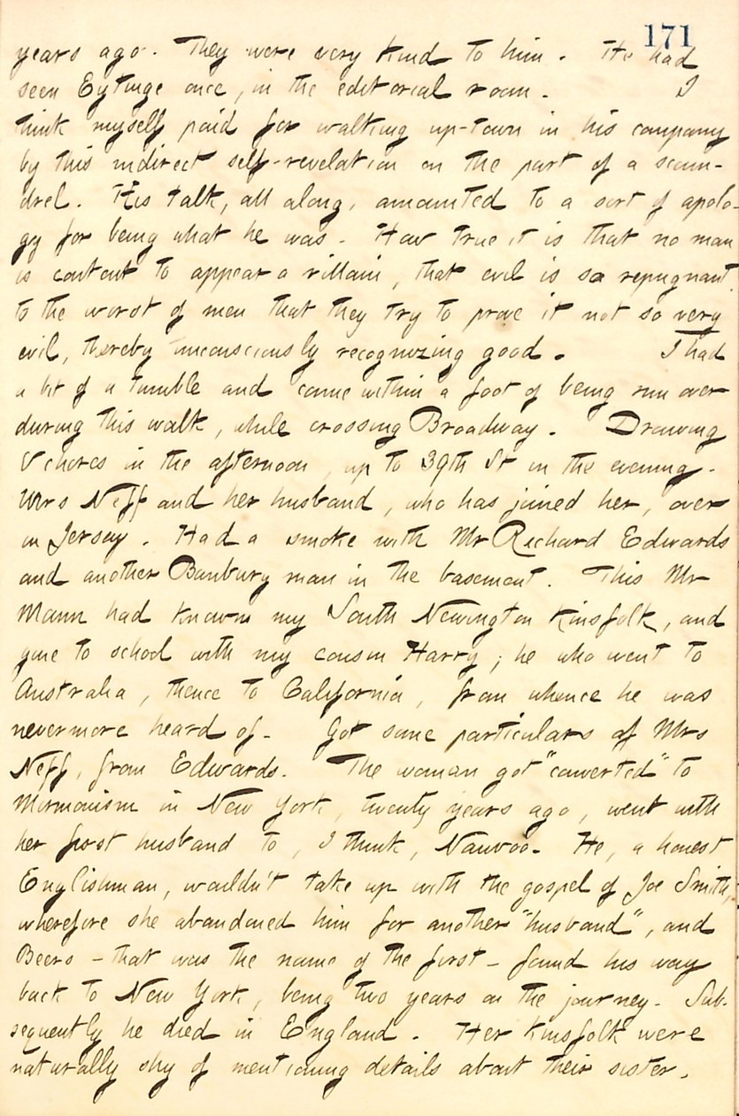 Thomas Butler Gunn Diaries- bind 10, side 192, 20. april 1859 av Thomas Butler Gunn