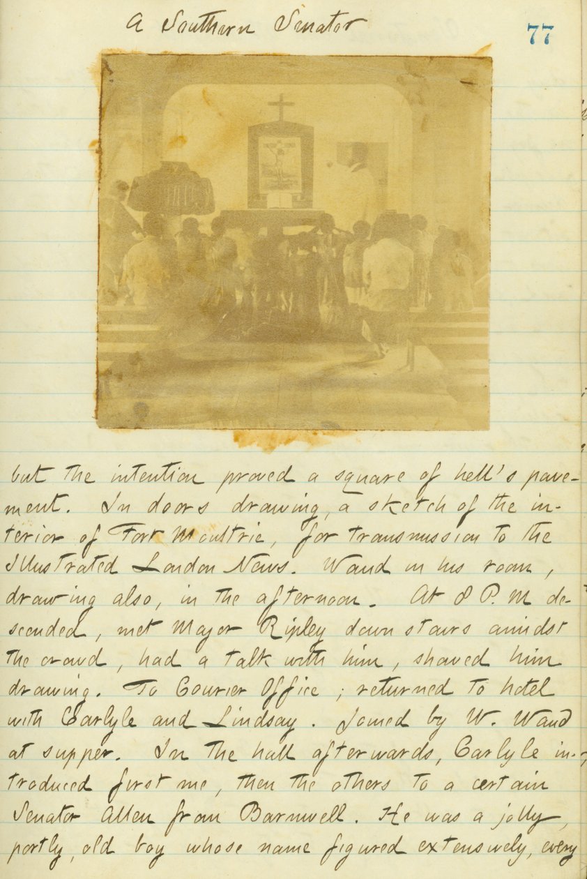 Thomas Butler Gunn Diaries- bind 15, side 87, 20. januar 1861 av Thomas Butler Gunn