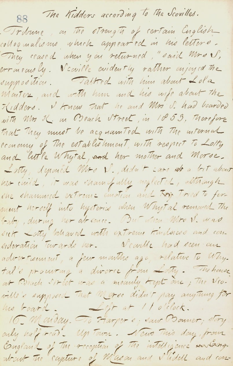Thomas Butler Gunn Diaries – bind 18, side 99, 15. desember 1861 av Thomas Butler Gunn