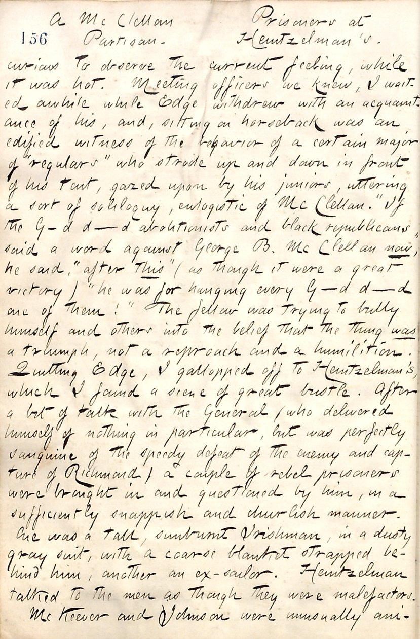 Thomas Butler Gunn Diaries- bind 19, side 177, 4. mai 1862 av Thomas Butler Gunn