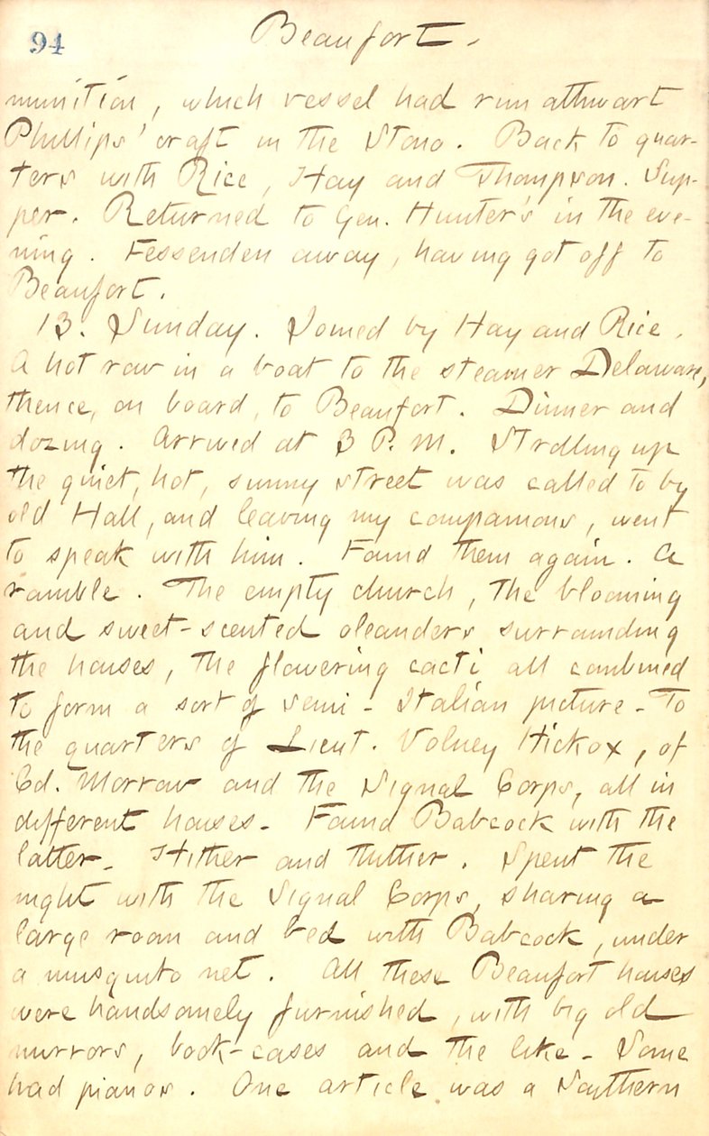 Thomas Butler Gunn Diaries- bind 20, side 104, 12. juli 1862 av Thomas Butler Gunn