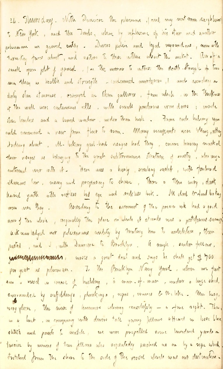 Thomas Butler Gunn Diaries- bind 2, side 142, 24. juli 1851 av Thomas Butler Gunn