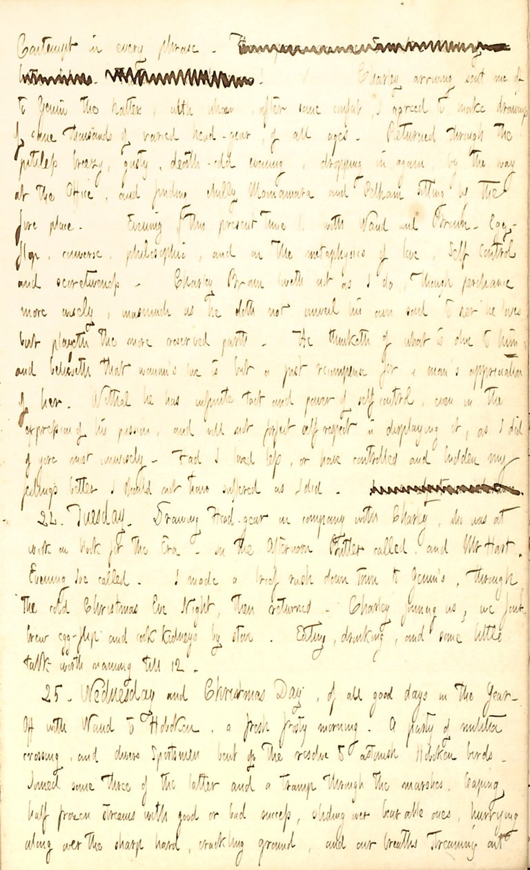 Thomas Butler Gunn Diaries- bind 2, side 27, 23.-25. Desember 1850 av Thomas Butler Gunn