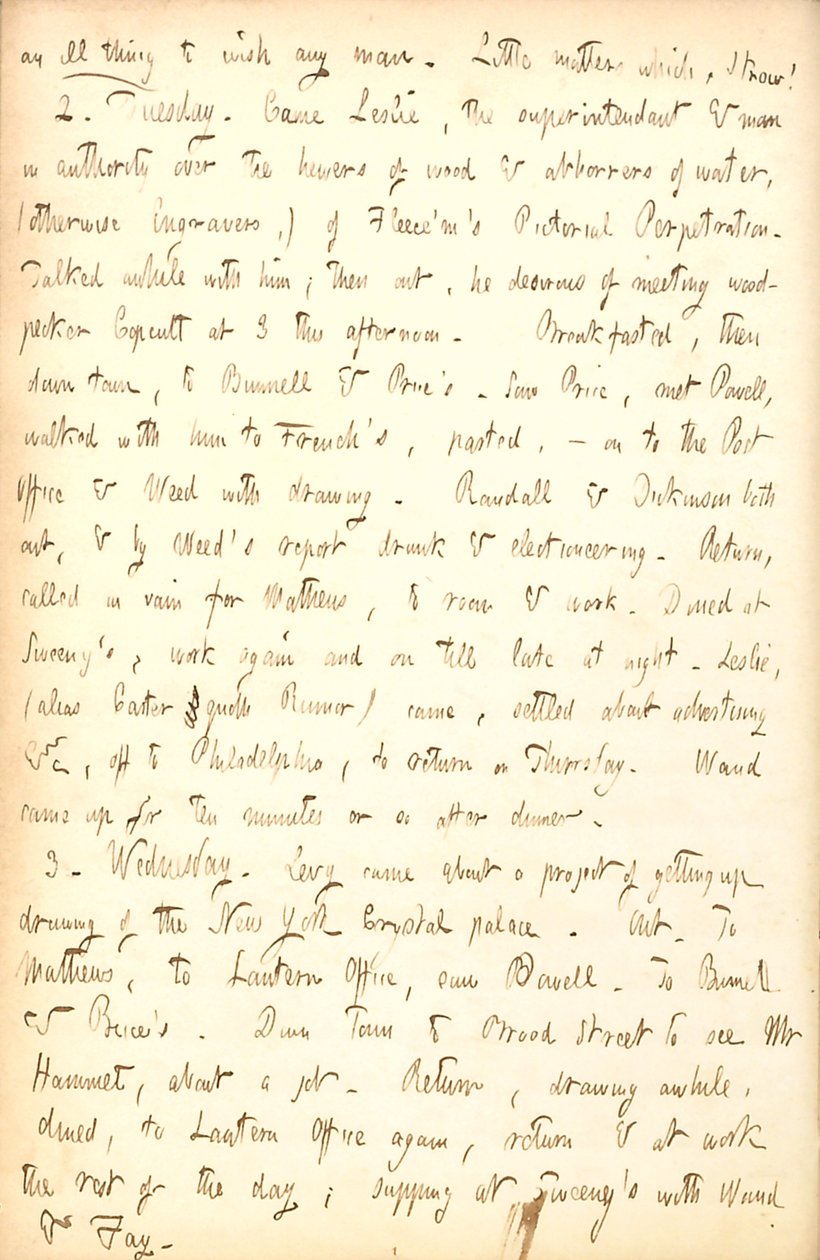 Thomas Butler Gunn Diaries- bind 5, side 83, 1-3. November 1852 av Thomas Butler Gunn