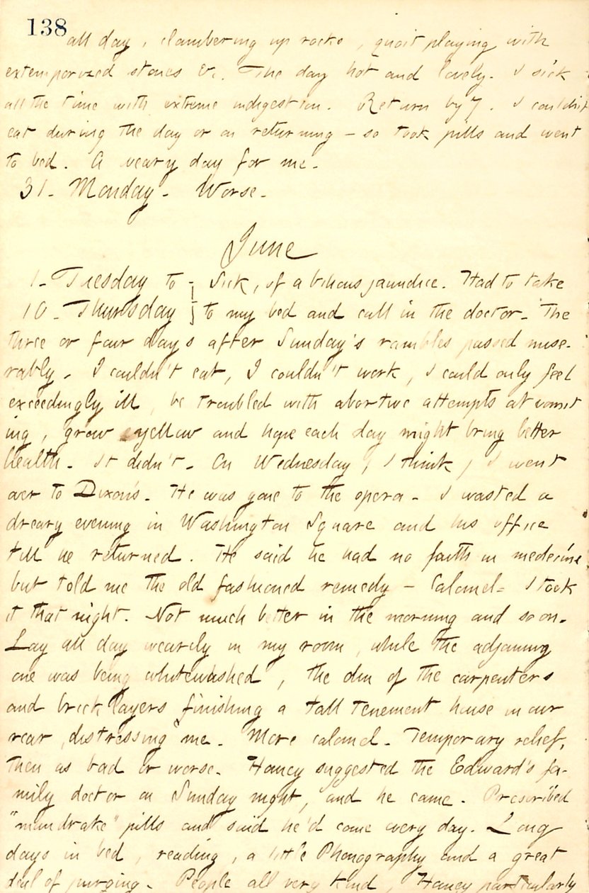 Thomas Butler Gunn Diaries – bind 9, side 159, 30. mai-10. juni 1858 av Thomas Butler Gunn