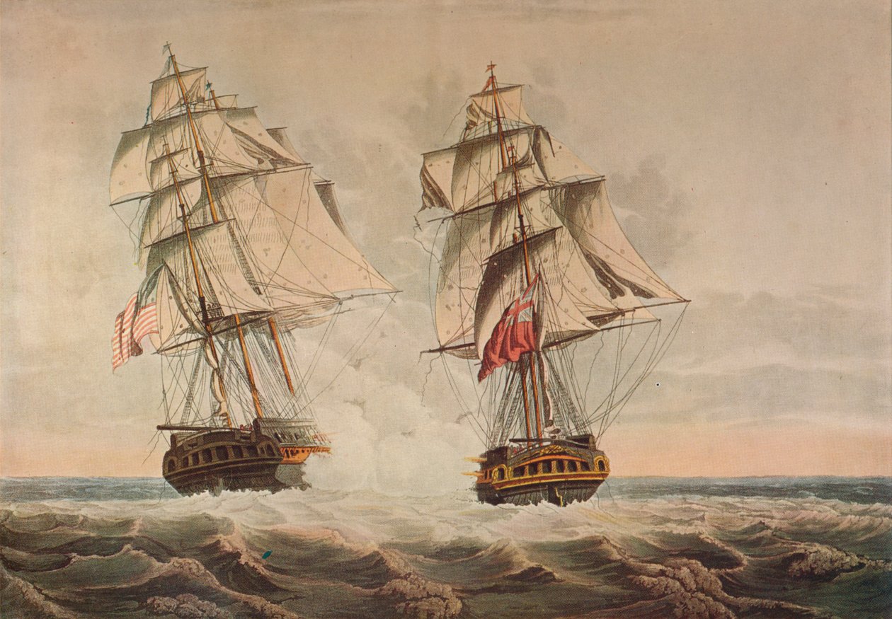 Fange av presidenten, c1815 av Thomas Buttersworth