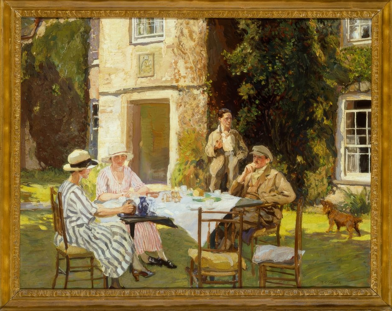 Thomas C.Dugdale, Teselskapet / Gemälde av Thomas Cantrell Dugdale