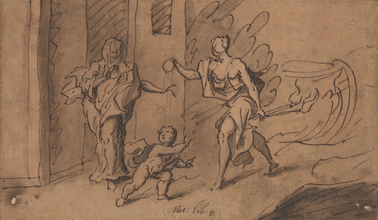 Ceres og Abas: Ovid, Metamorphoses, bok 5 av Thomas Carwitham