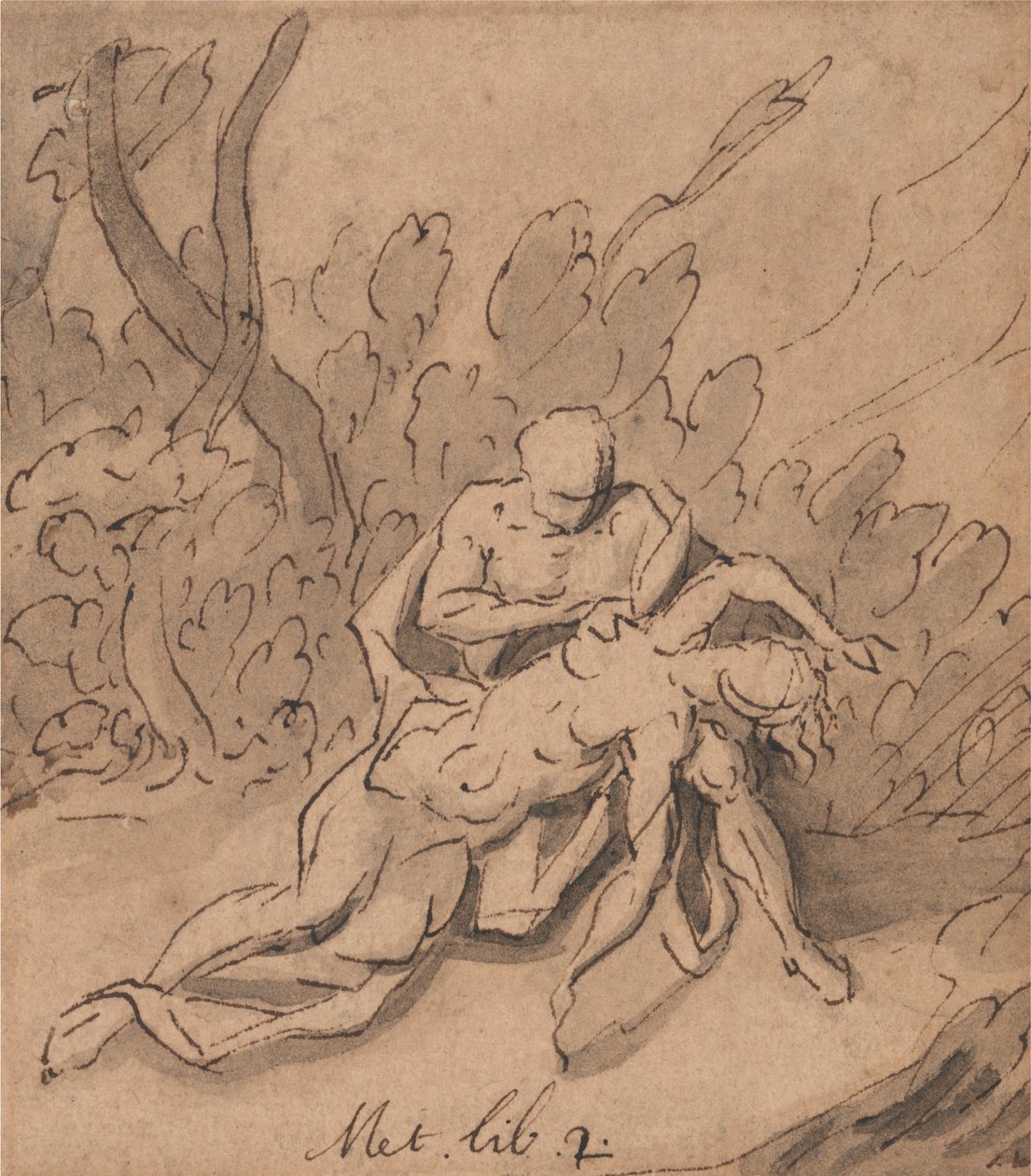 Jupiter og Callisto: Ovid, Metamorphoses, bok 2 av Thomas Carwitham